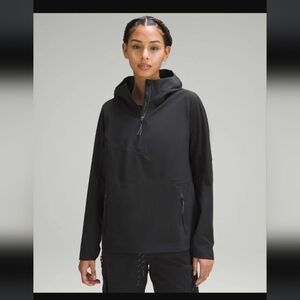 Lululemon Stretch Waterproof Hiking Half-Zip Pullover Black